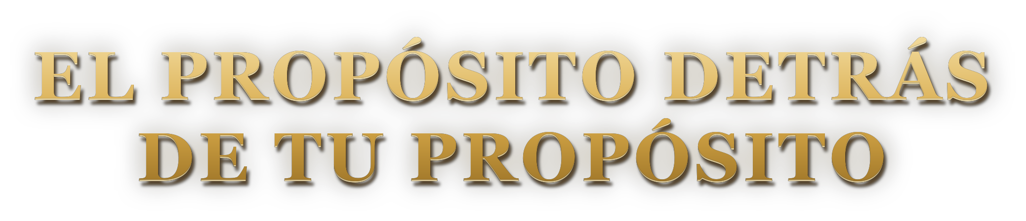 El propósito detrás de tu propósito